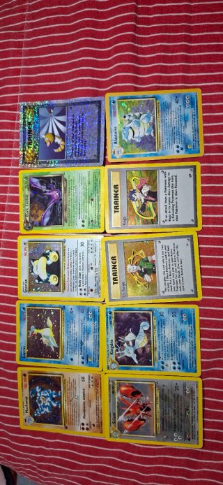 Lotto 10 carte Pokémon Holo