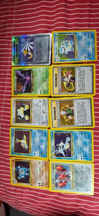 Lotto 10 carte Pokémon Holo
