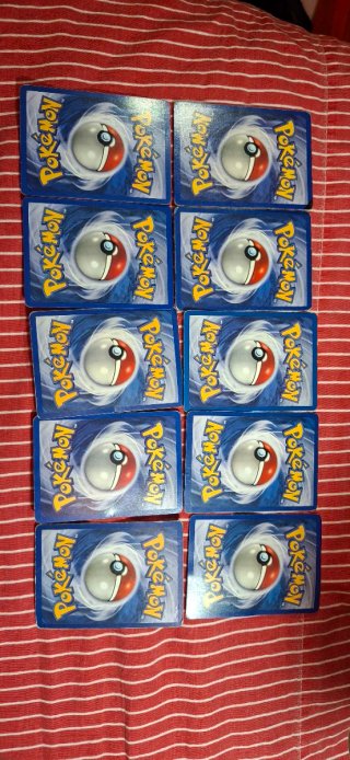 Lotto 10 carte Pokémon Holo