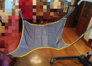 Grúa Invacare Birdie Evo Compact 150kg+Arnés Nueva
