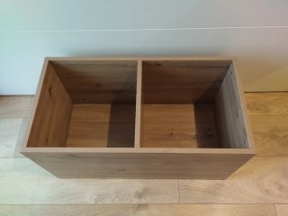 Mueble para vinilos de madera