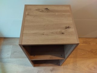 Mueble para vinilos de madera