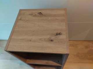 Mueble para vinilos de madera