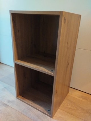 Mueble para vinilos de madera