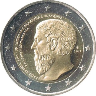 2 € Grecia 2013 Conmemorativa Platón