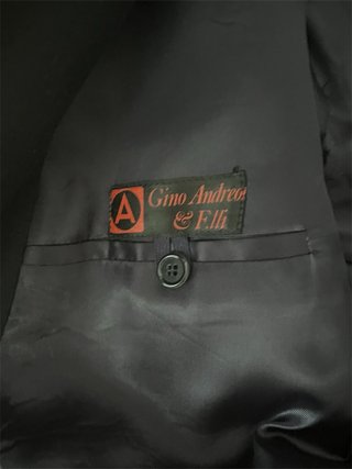 Cappotto Uomo Elegante Nero Made in Italy Vintage