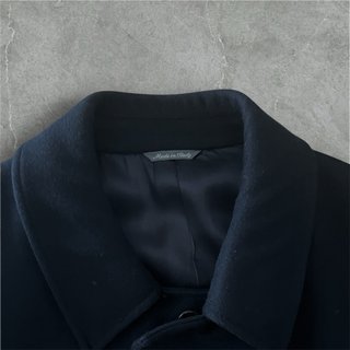 Cappotto Uomo Elegante Nero Made in Italy Vintage