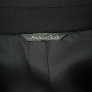 Cappotto Uomo Elegante Nero Made in Italy Vintage