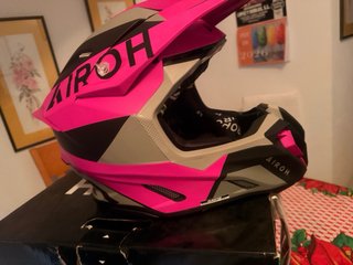 Casco Airoh Rosa Motocross