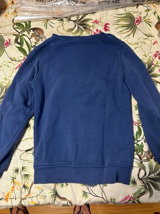 Sudadera Hollister Azul con Cremallera