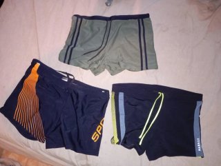 Lote 3 bañadores hombre natación