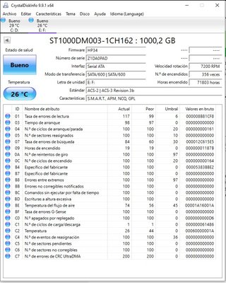 Disco Duro Seagate Barracuda 1TB 3.5" SATA 7200 RP
