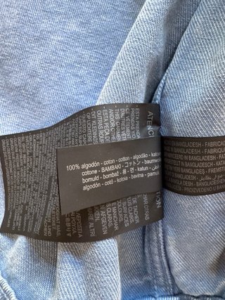 Chaqueta denim cropped Zara