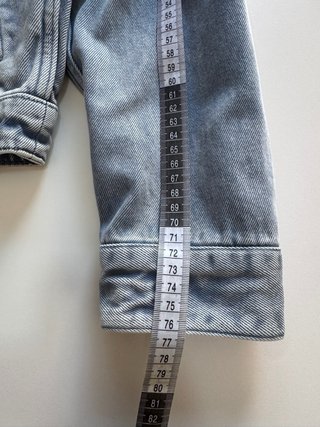 Chaqueta denim cropped Zara