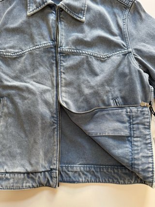 Chaqueta denim cropped Zara