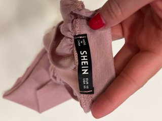 Top rosa escote halter