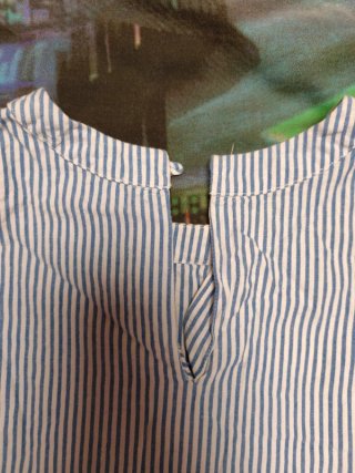 Blusa Mango Rayas Perlas