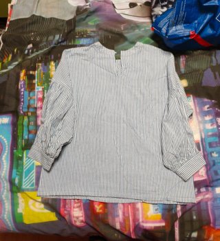 Blusa Mango Rayas Perlas