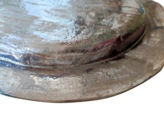 Bandeja cerámica esmaltada artesanal