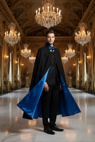 Tabarro Mantello Veneziano in Cashmere