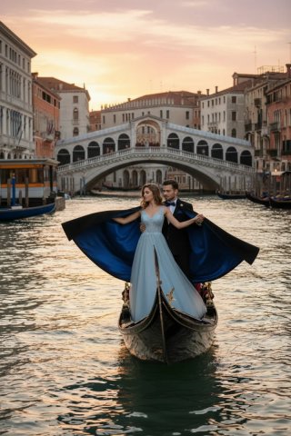 Tabarro Mantello Veneziano in Cashmere
