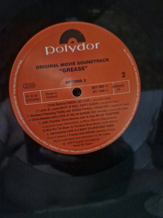 Vinilo Grease Banda Sonora Original