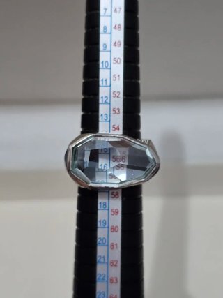 Anillo Plata 925 Ley Azul