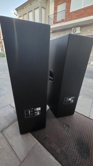 2 Altavoces 800W Doble 15 Como Nuevos