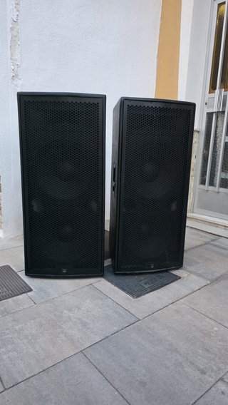 2 Altavoces 800W Doble 15 Como Nuevos