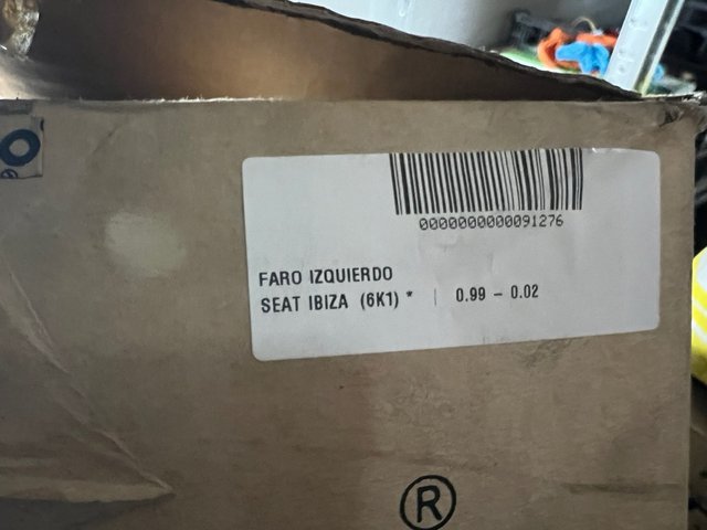 Faro Izquierdo Seat Ibiza Cordoba 6K1 (99-02)