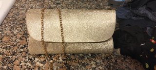 Vestido azul formal con tirantes