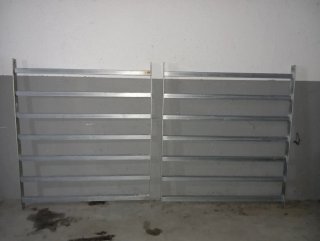 Rejas antiocupación extensibles.