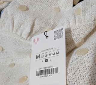 Top lentejuelas Zara Talla M