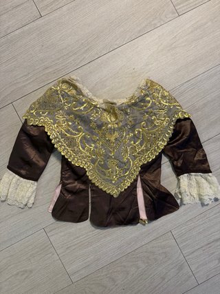 Traje de Fallera Oro y Naranja