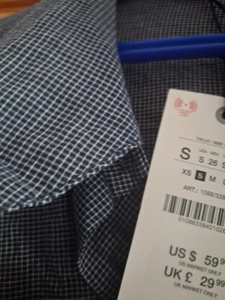 Camisa Zara Talla S