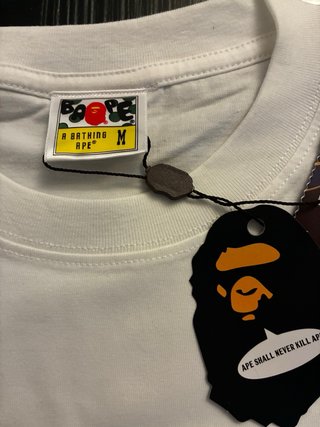 Camiseta A Bathing Ape Talla M Blanca