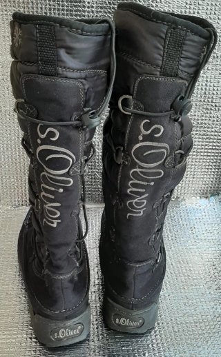 Botas negras acolchadas comodísimas