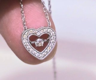 Collar Corazón Plata 925 con Circonitas