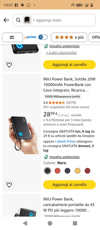 Power Bank INIU P41 10000 mAh