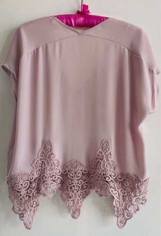 Blusa ASTR The Label encaje rosa Talla XS