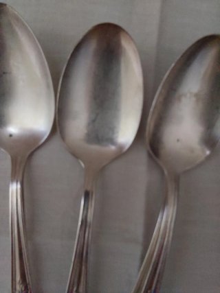 Set 5 cucchiaini vintage USA, Victorian Rose