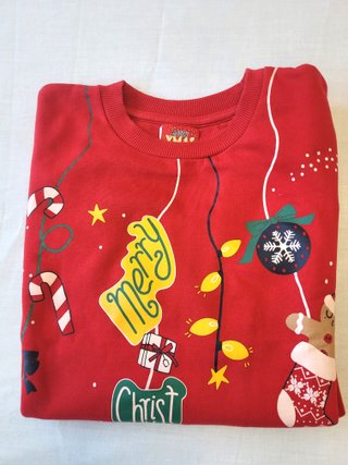 Sudadera Navideña Talla 13-14