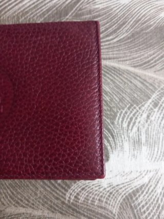 Portafoglio uomo vintage Cartier bordeaux