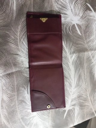 Portafoglio uomo vintage Cartier bordeaux