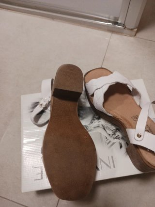 Sandalias blancas mujer talla 38