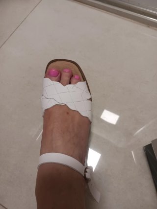 Sandalias blancas mujer talla 38