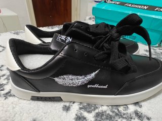 Zapatos planos Fashion negros talla 45