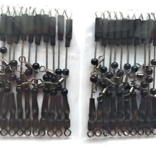 10 plomos de pesca surfcasting, grapas, urfes.