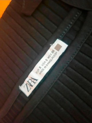 Vestido preto Zara Tam S NOVO