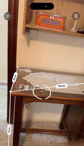 Escritorio de madera con tapa de cristal 4 cajones
